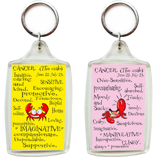 Zodiac Key Chain - CANCER-gifts-WonderShop.In